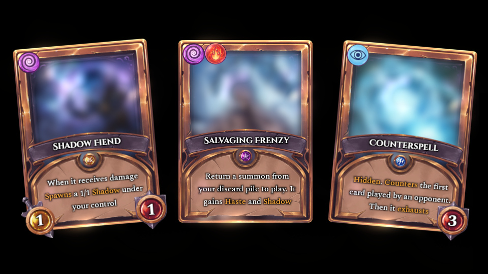 Dreamwright - Example cards